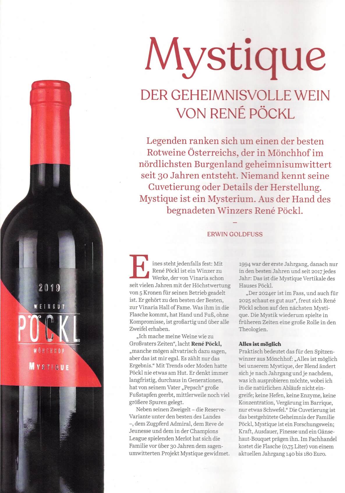 Vinaria Mystique Artikel S1